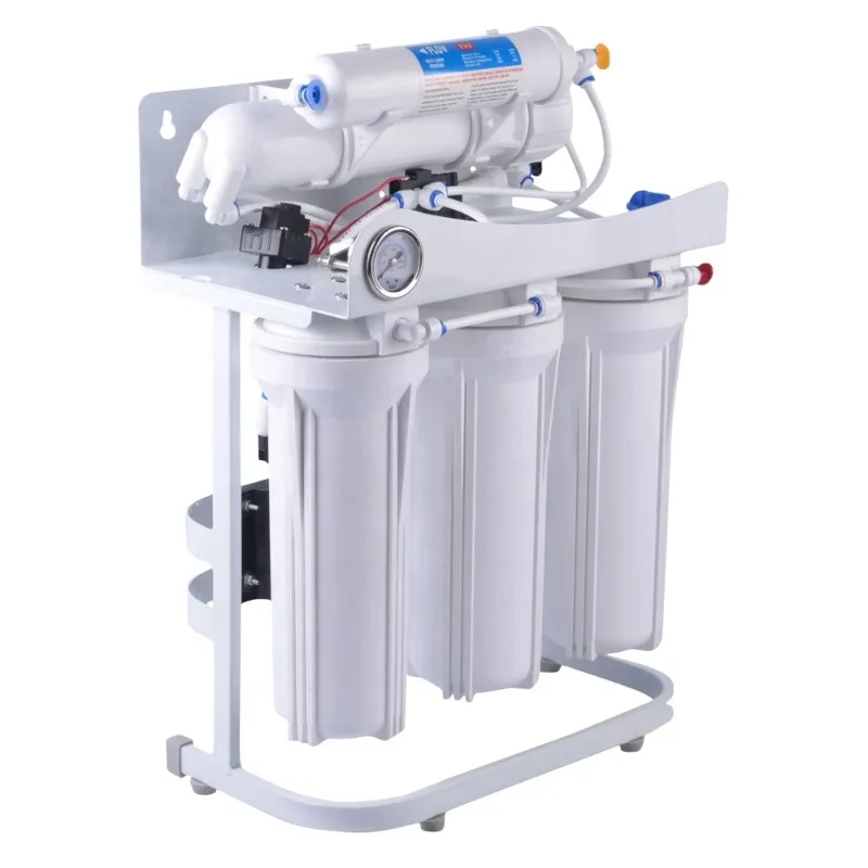 7 Stage Reverse Osmosis Water Purifier System 50/75/100GPD Electric Household Reverse Osmosis Water Filter System