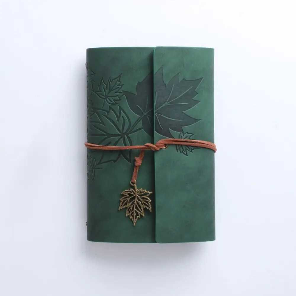 A7/A6/A5 Travelers Vintage Notebook Kraft Paper PU Leather PU Leather Kraft Notebook Notepad Blank Spiral Notebook Sketchbook