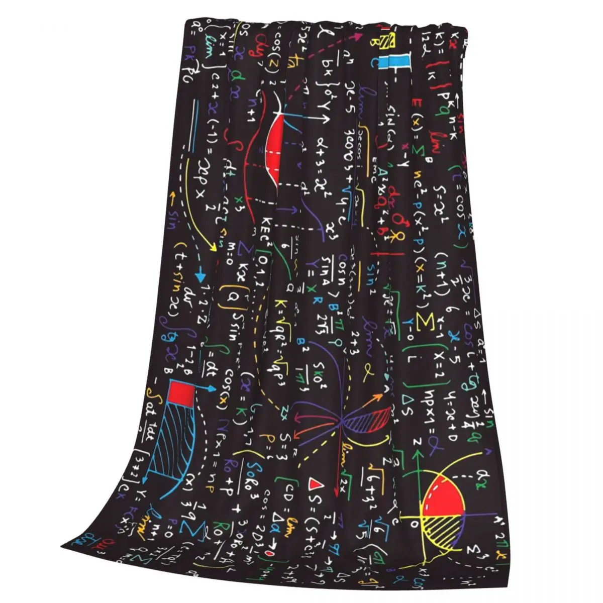 Colorful Math Formulas Blankets Soft Warm Flannel Throw Blanket Bedding for Bed Living room Picnic Travel Home Sofa