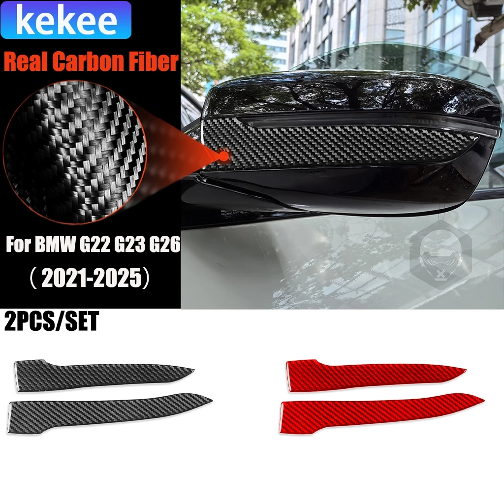 

Carbon Fiber Car Accessories Side Mirror Modified Exterior Cover Sticker For BMW 3/4 Series 4 Door G20 G28 G22 G23 G26 2021-2025