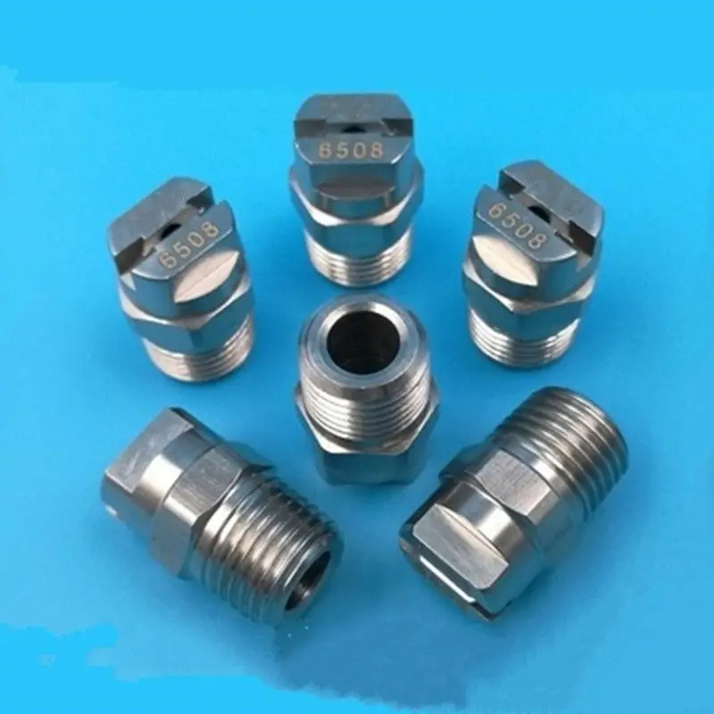 1/4" HVV HU 50 Degree Flat Fan Nozzle High Pressure Cleaning Spray Nozzle Industrial Washing Flat Fan Jet Spray for Washer