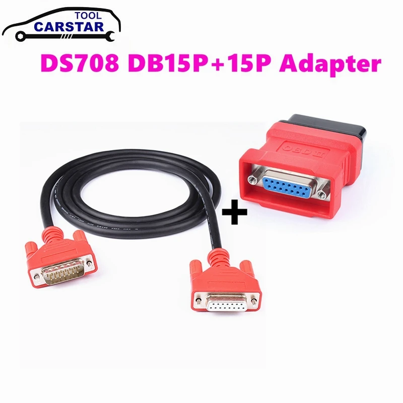 

Main Test Cable DS708 Car OBD2 Diagnostic connect cable For Autel MaxiDAS DS 708 OBD 15Pin Adapter to 15Pin cable