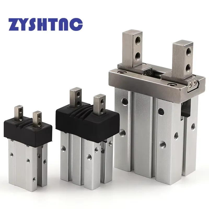 MHZ2-10D 16D 20D 25D 6D Double Acting Air Gripper Pneumatic Finger Cylinder SMC Type Aluminium Clamps Bore 10-40mm Grab MHZ2-16D