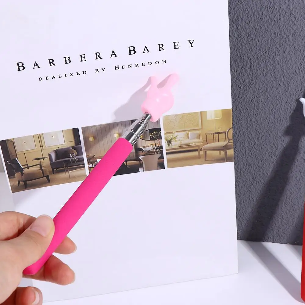 Bâtons de lecture pour tableau noir de réunion, outils préscolaires fuchsia, guide de lecture des doigts, pointeur spécial de l'enseignant