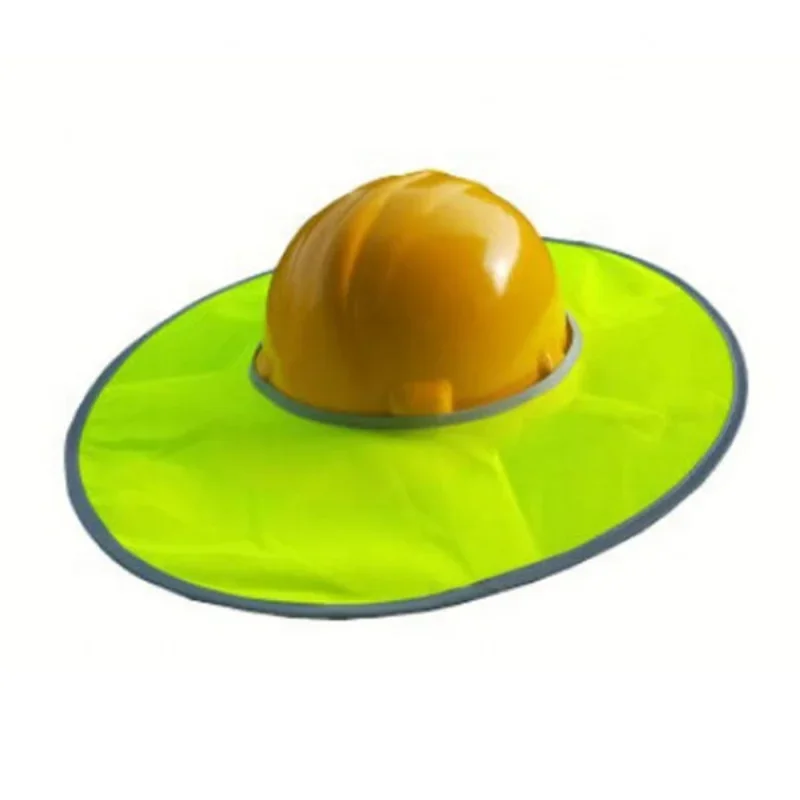 New Summer Sun Shade Safety Hard Hat Neck Shield Helmets Reflective Stripe Useful Head Protection Cap For Outdoor Work Supplies