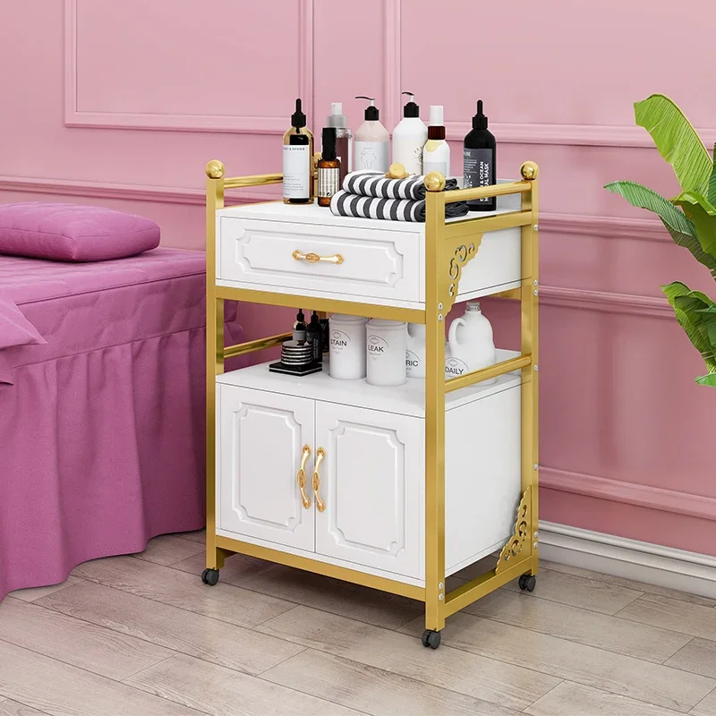 

Hair Trolley Folding Trolleys Salon Furniture Beauty Salon Beech Dressing Nail Luxury Cosmetic Muebles Spa Helper Medical