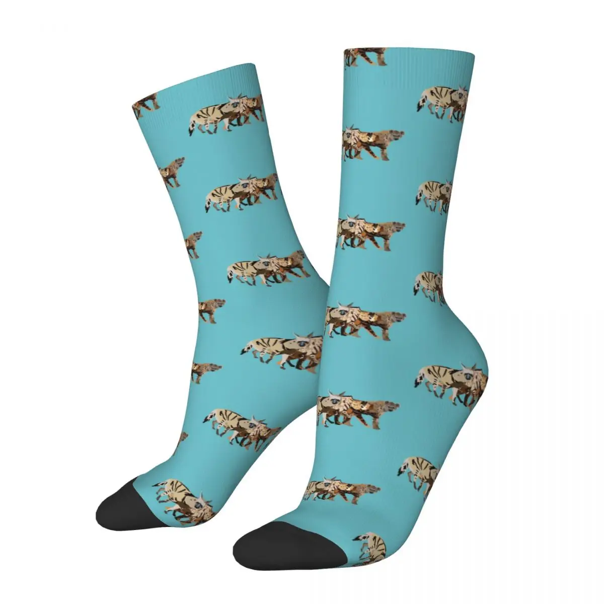 H Is For Hyena Socks Harajuku Sweat Absorbing Stockings All Season Long Socks Accessories for Man's Woman's Gifts