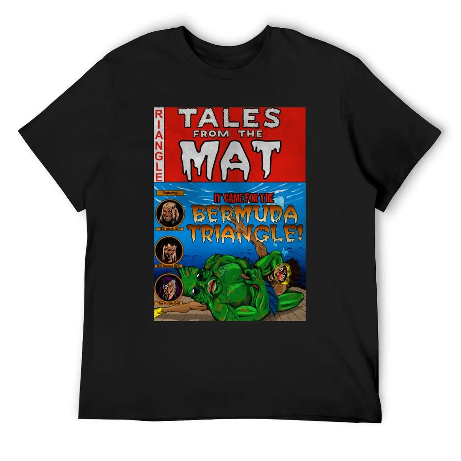 Tales from the Mat - Triangle - Creature from the Black Lagoon T-Shirt boys whites t shirt men