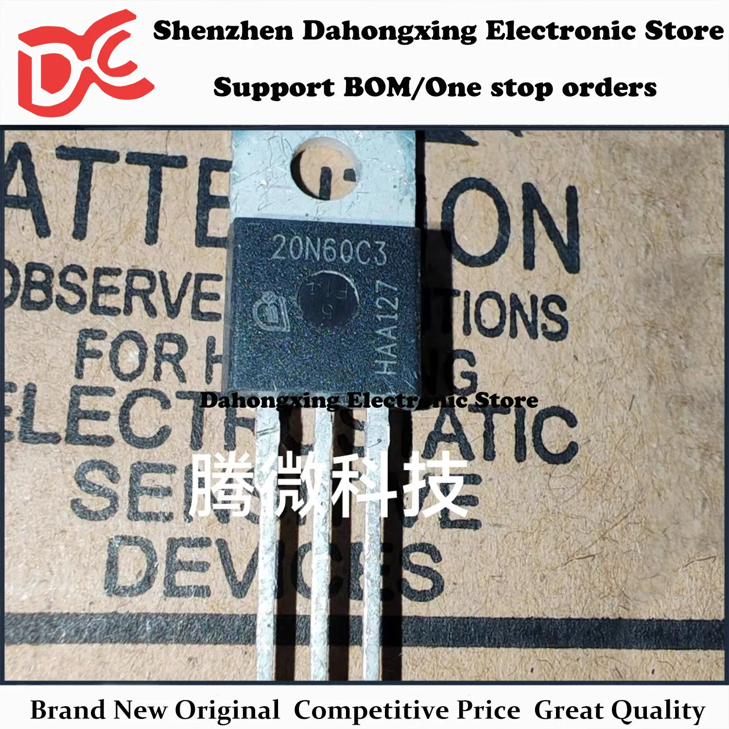 

New Original 10Pcs SPP20N60C3 20N60C3 TO-220 20A 600V MOSFET Field Effect Transistor Electronic Components Great Quality