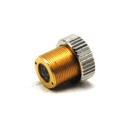 Lente de enfoque de vidrio recubierto G-2 para diodos láser azules de 405 nm 450 nm con tapas de soporte