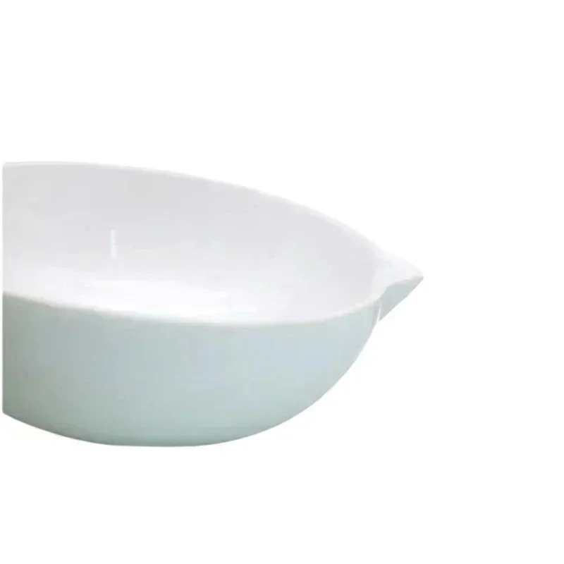 

35-5000ml Lab Grade Round Bottom Porcelain Dish Custom Hemispherical Evaporative