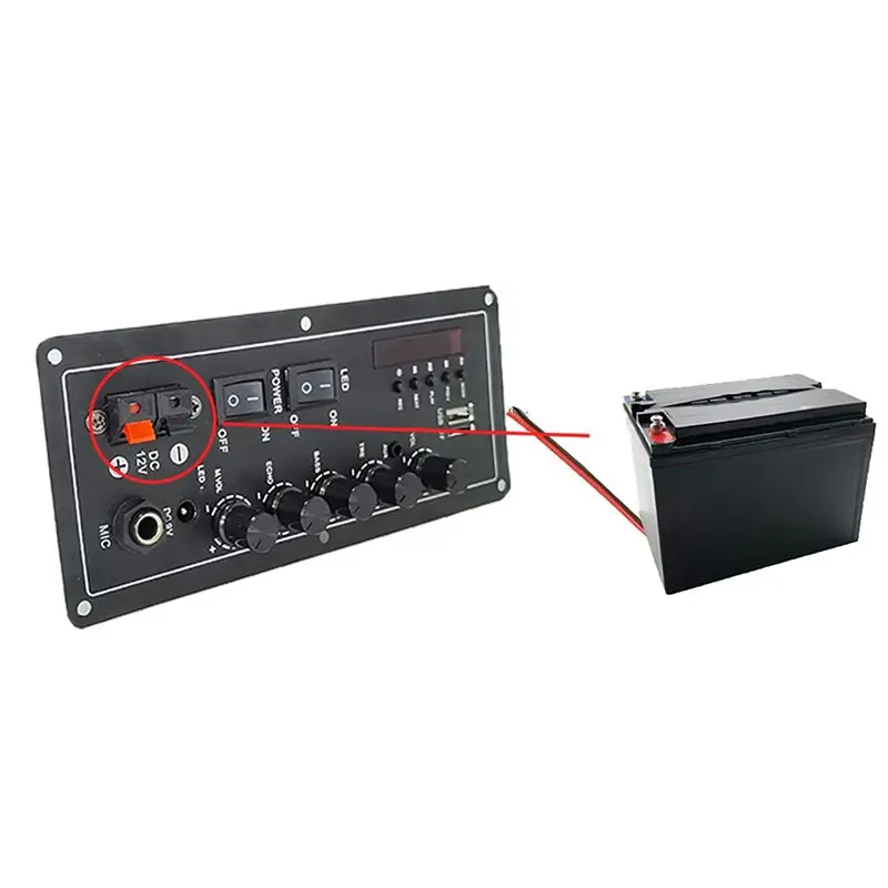 B03B-Amplifier Board Karaoke Power Amplifier Board Car Amplifier Board Bluetooth Audio Amplifier Board view 3