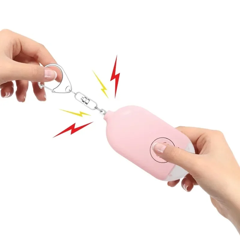 Mini allarme antifurto 130dB allarme di sicurezza Ultra forte per donne, bambini e anziani con promemoria icona SOS allarme Trigger a bullone di trazione