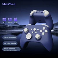 Shanwan-controlador de juego inalámbrico, Joystick Hall para Xbox/PC/iOS/PS4/Android Switch Pro, Motor de vibración Dual, 3 modos