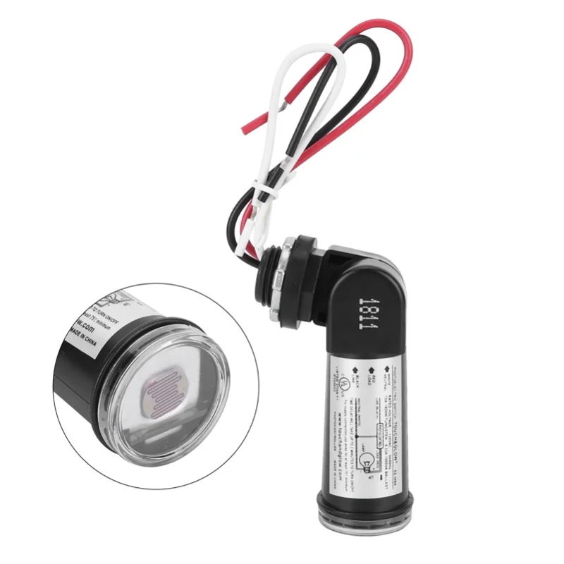 

Датчик освещенности 50/60 Гц, автоматический фотоэлектрический переключатель включения/выключения для осветительных приборов, 120 В переменного тока