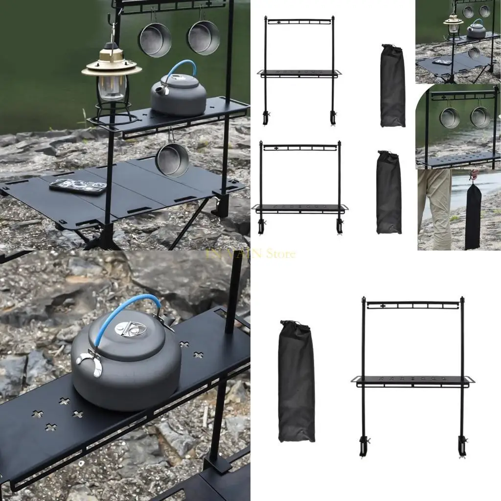 

M5TC Compacts Aluminums Table Set Space Saving Table Multifunctional Table Stand for Easy Transport and Storage