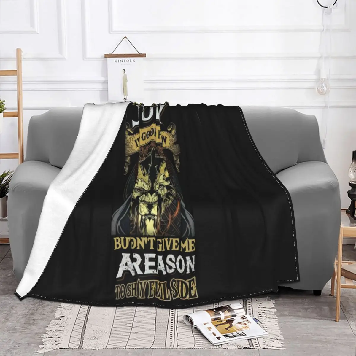 Born In May Im A Good Person Dont Give Me A Reason To Show My Evil Men Funny Throw Blanket