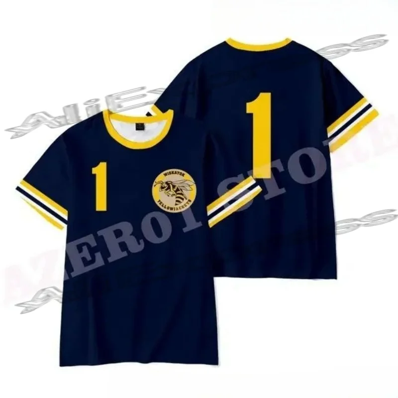 

2026 Harajuku Yellowjackets Crewneck T-Shirt Short Sleeve Tee Streetwear Series 3D Print Summer Top for Men And Women plus Size