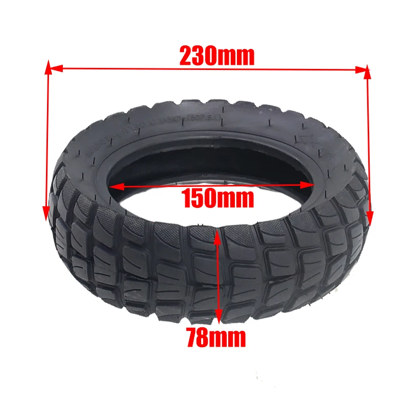 10 Inch 80/65-6 Vacuum Tire for KUGOO M4 Pro 10X3.0 Electric Scooter Tubeless Tires