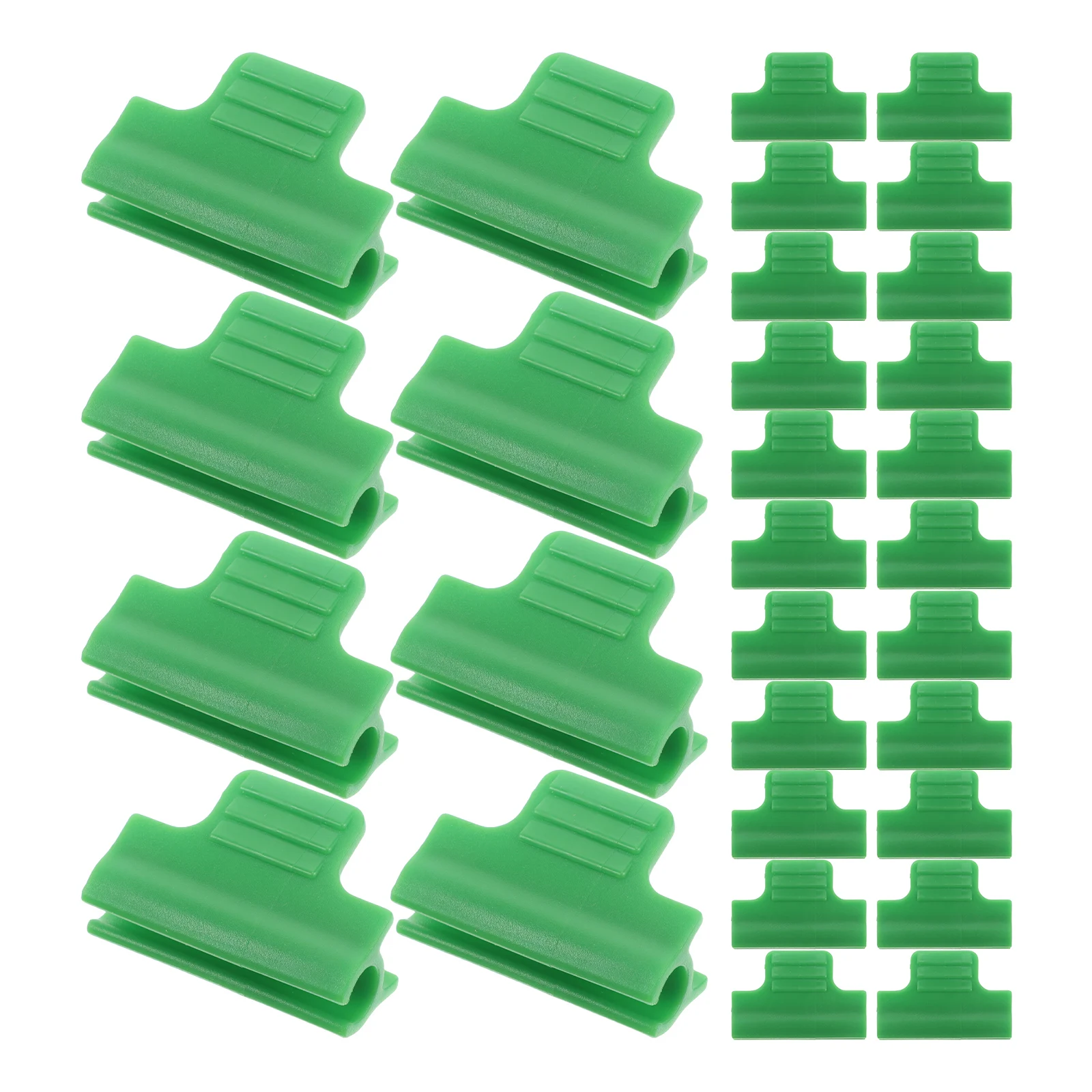 

30 Pcs Greenhouse Clips Mini Embossed Accessories Fixing Films Nets Gardening Plastic Durable Easy Installation Suitable Crops