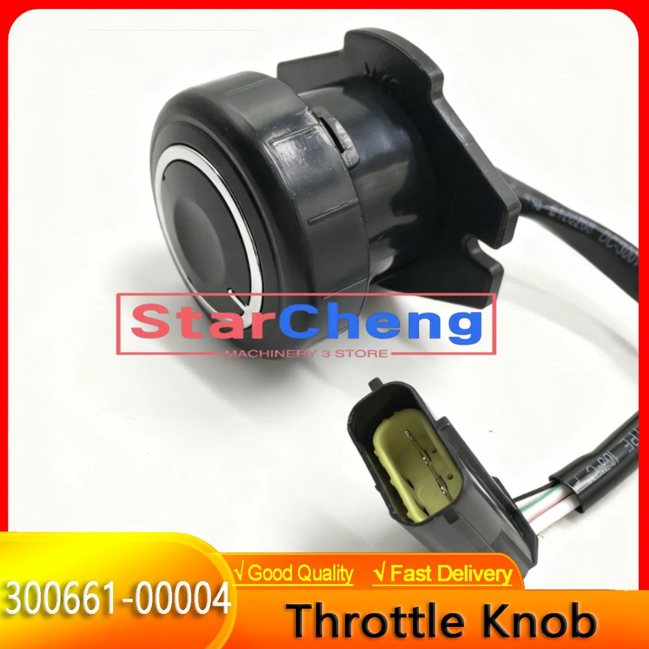 Fuel Dial 300661-00004 Throttle Knob Switch for DH220-5 DX140 DX210 DX225LC-3 DX300 Excavator Spare Parts