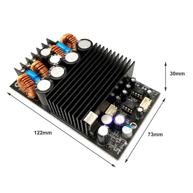 Upgraded TPA3255 2.0 DC19-40V PBTL 600W 315W + 315W Stereo Class D Digital High Power Hifi Amplifier Board-POS