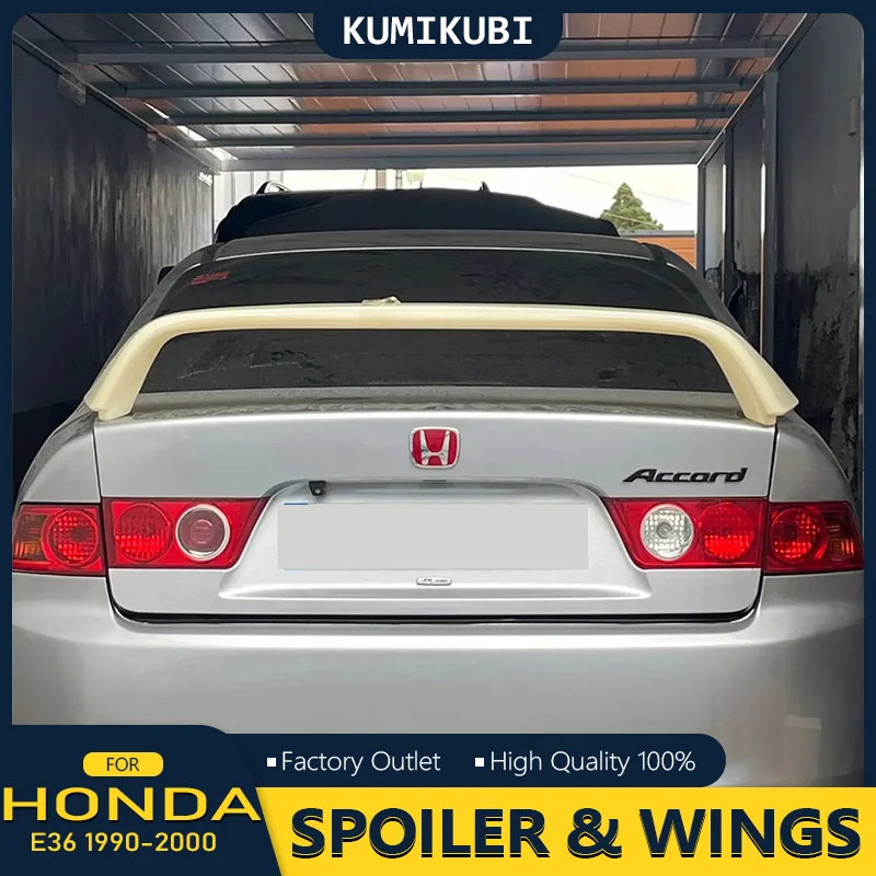

Для Honda 7-го поколения Accord CL7 CL9 2003-2007 годов, задний спойлер, высококачественный АБС-пластик без спойлера лампы, багажник, крыло, спойлер