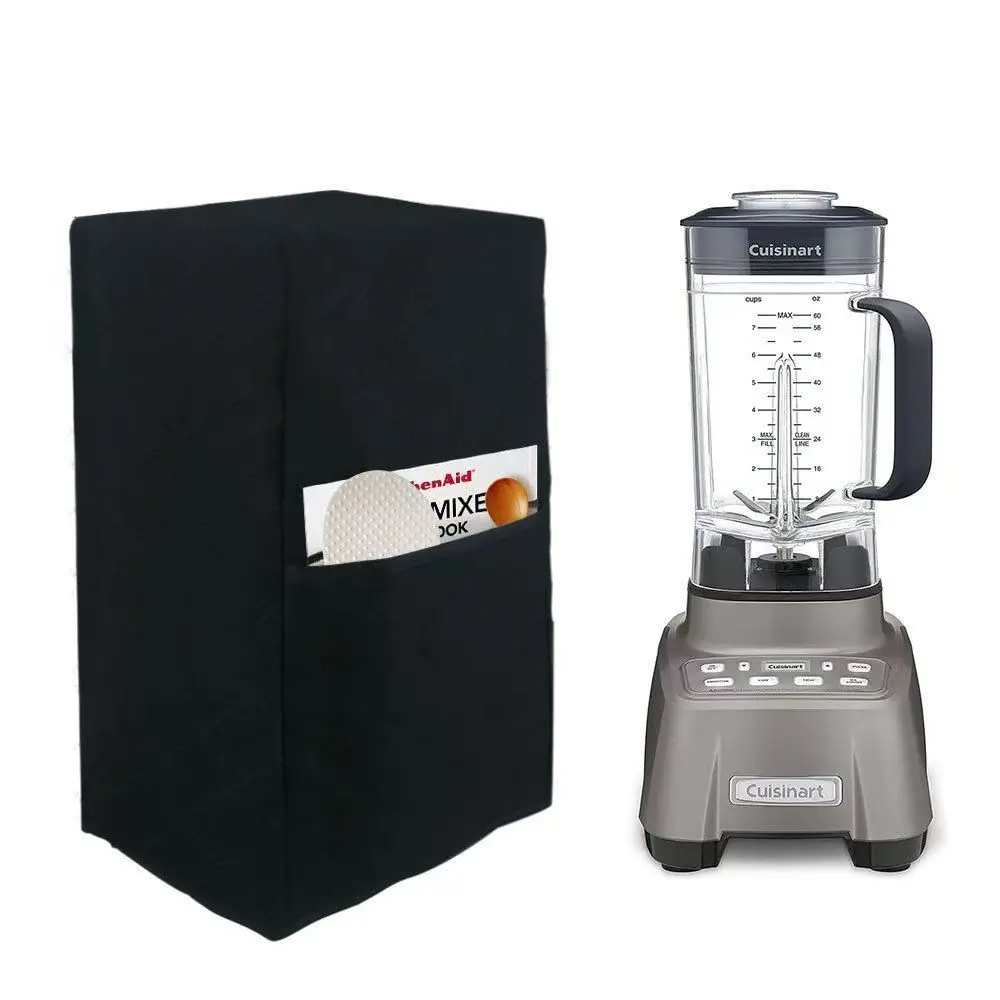 Kitchen Blender Cover with Accessory Pocket-Anti-Fingerprint,Easy to Clean,Fits Stand Mixers & Coffee Makers,Blender Accessories