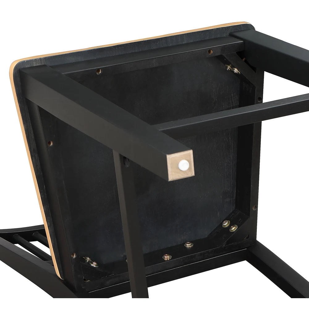 Sgabello da bancone Magnolia (set di 2) Nero