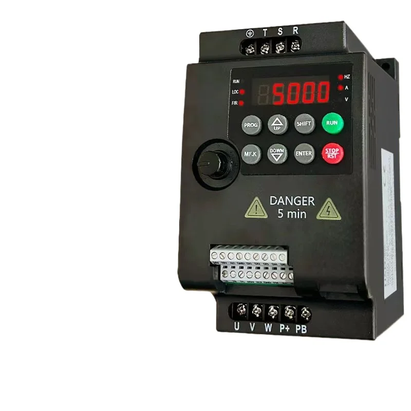 General-purpose frequency converter, single-phase 220V, three-phase 380V, 0.75/1.5/2.2/3/4/5KW speed regulator