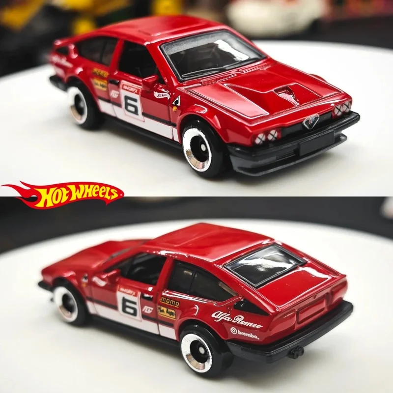 

Hot Wheels Car Alfa Romeo GTV6 3.0 Toys for Boys 1/64 Diecast Vehicle Metal Model Brinquedos Carro Collector Birthday Gift C4982