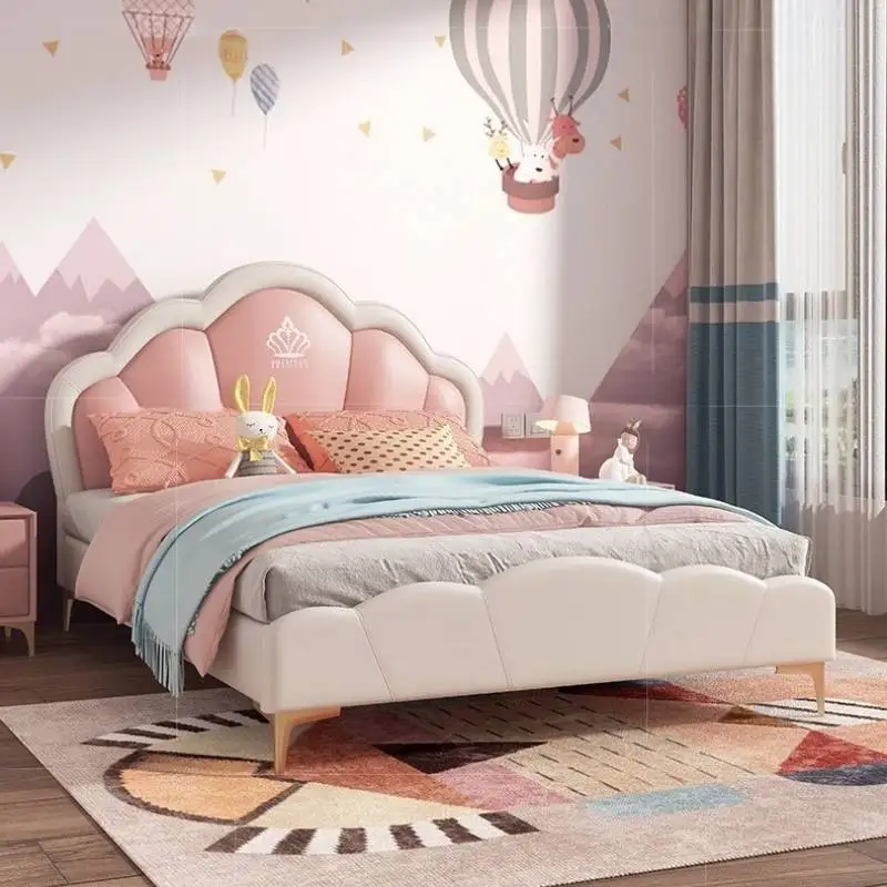 Normal Decoration Kids Beds Wooden Safety Simple Single Design Children Beds Princess Modern Camas Infantiles Furniture Home - Image 4