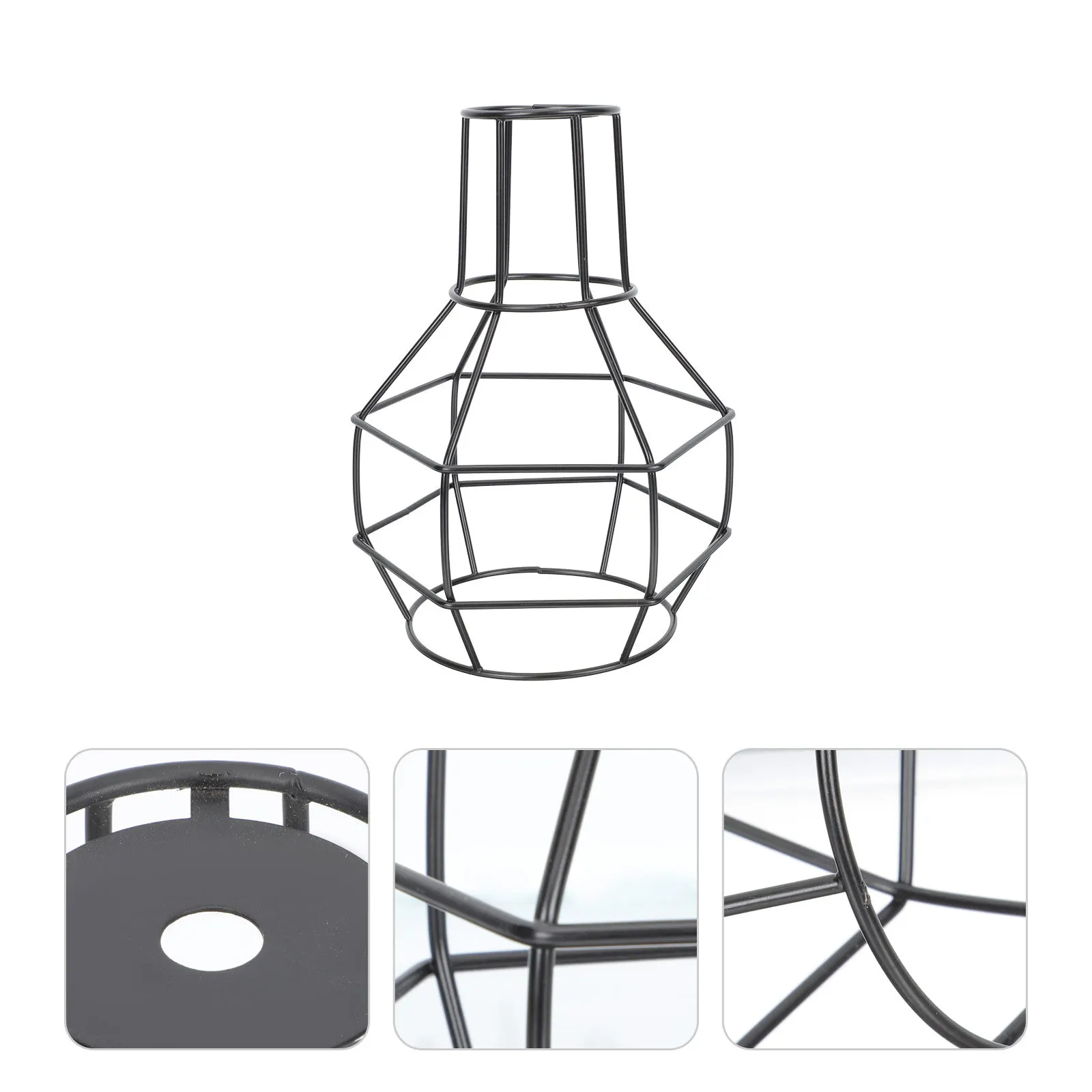 

Iron Art Lampshade Vintage Hollow Design Wall Light Cover For Home Hotel Bar Decor Protective Cage Lighting Accessory