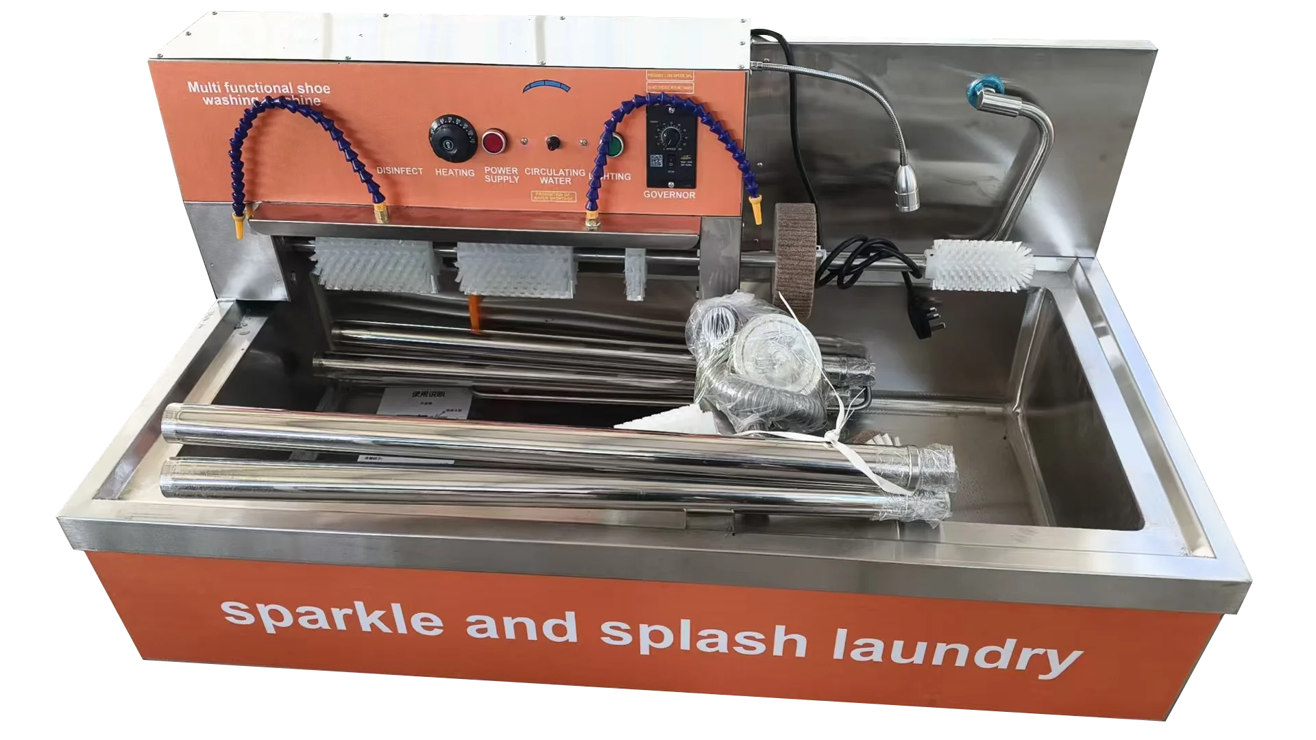 جودة عالية غسالة منظف الأحذية غسالة الأحذية التجارية مع مجفف ماكينة لغسل الأحذية #2