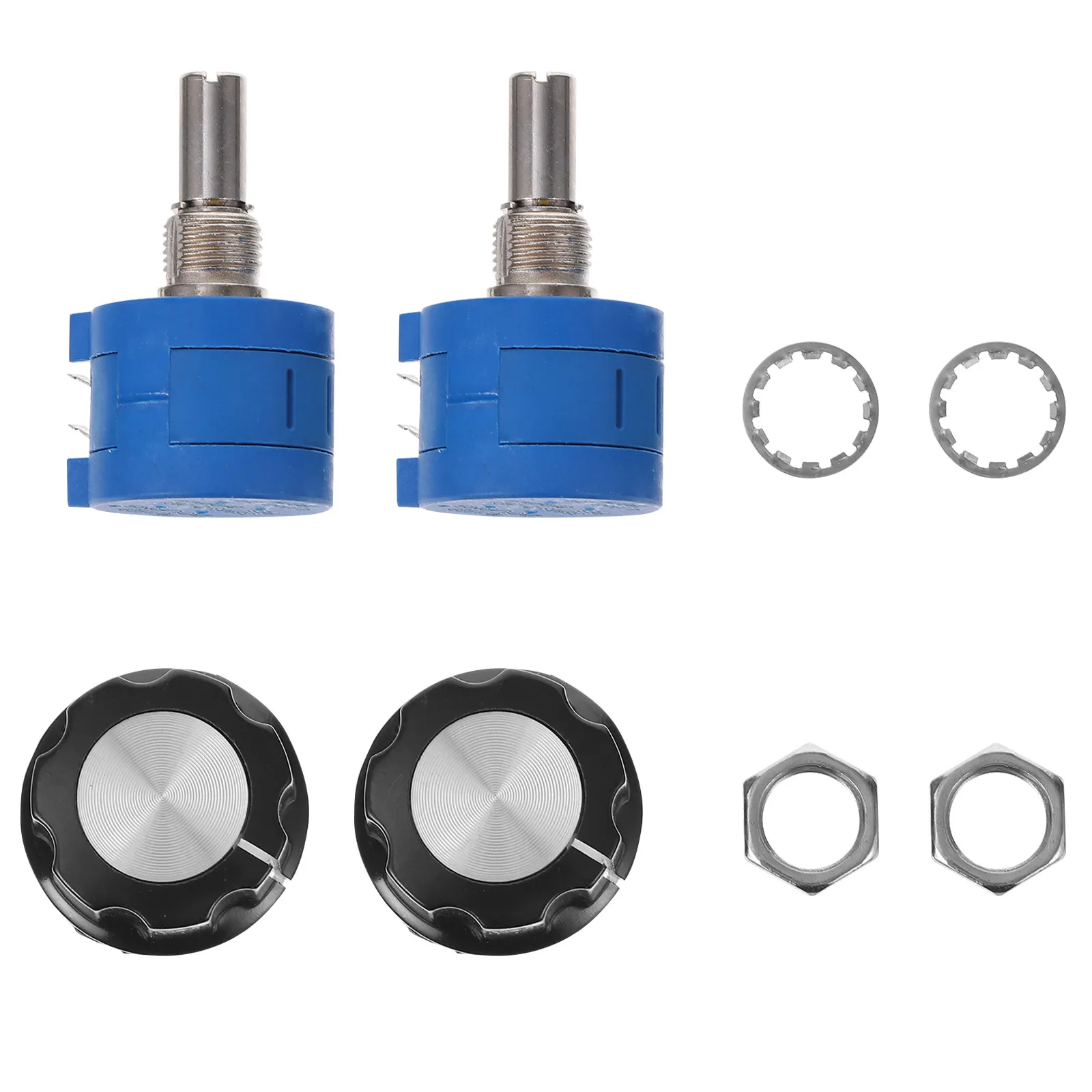 1Set Potentiometer Plastic Rotary Wire Wound Durable Professional Control Tool A03 Knobs 103L 10k Easy Use Adjustment