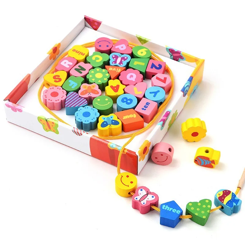 

36pcs Preschool Educational Wooden puzzle box Toys games puzzles for Kids Children Digital Matching Plate Juguetes W003