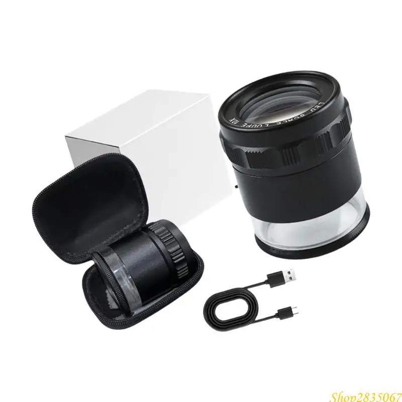 Small  Magnifier Lens Featuring Precisions Scale & Build In LED illuminate 831F