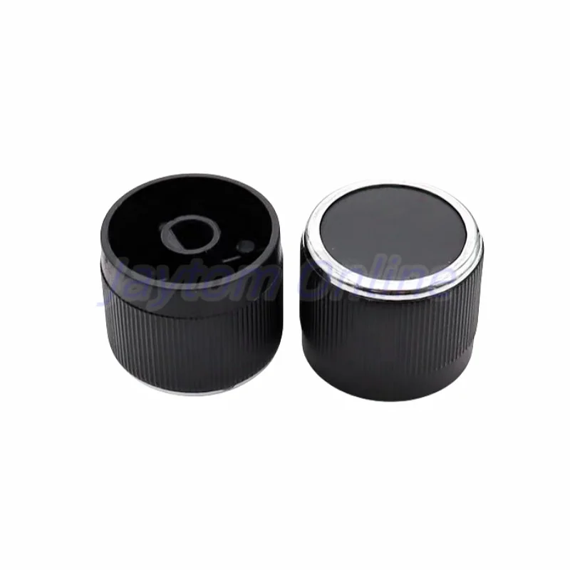 1pc Car Navigation Volume Modification Knobs 25x20mm Plastic Switch Cap 6mm Half D Shaft Car Repair Supplies Replacement Button