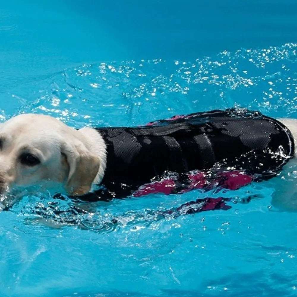 قابل للتعديل الكلب سترة نجاة عاكسة تنفس الكلب لباس سباحة تعزيز الطفو سترة سلامة الحيوانات الأليفة عطلة الصيف