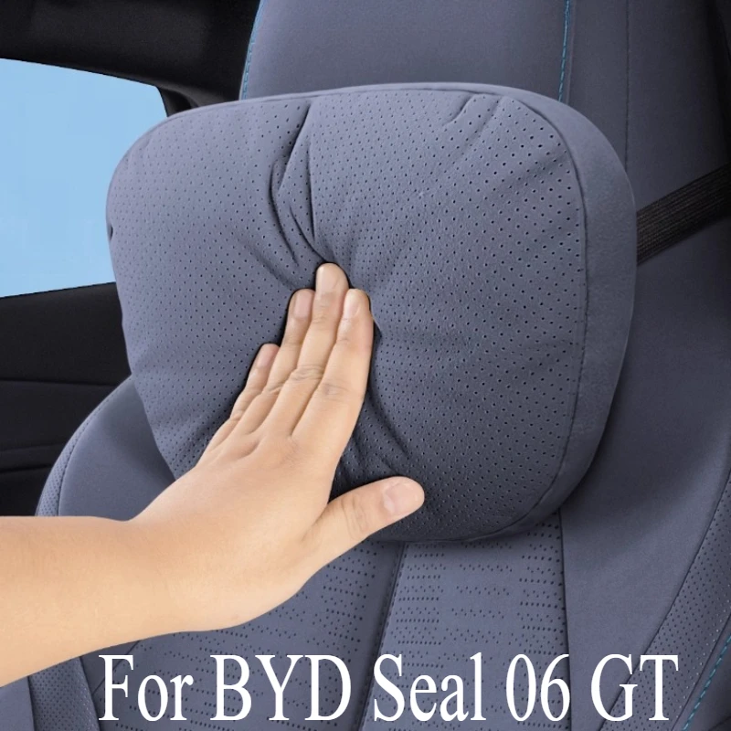 Dedicated Maybach-style Headrest & Waist Pillow for BYD Seal 06 GT - Memory Cotton Car Seat Cushion