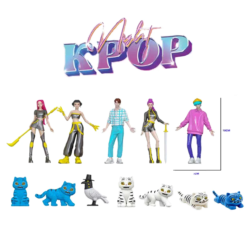 1-24 szt./zestaw Figurki Kpop Demon Hunters Derpys Tiger Rumi Mira Zoey Sussy, zabawki, figurki, lalki, prezenty niespodzianki dla fanów, blind box