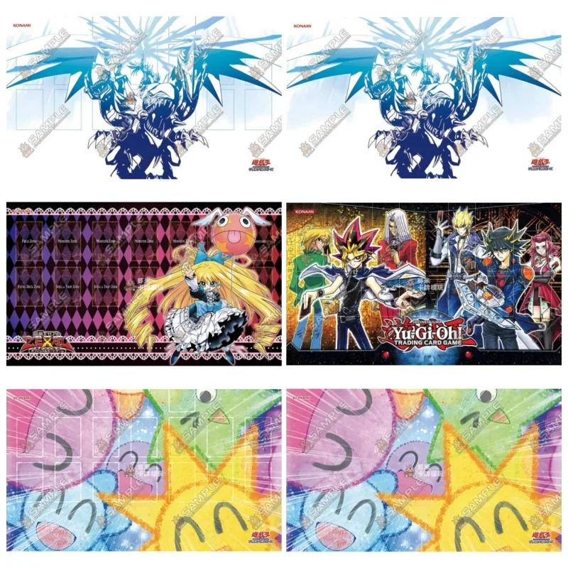 Yu-Gi-Oh! Card Pad Yusei Fudo Smile World Princess Cologne Diy Single Version Action Toy Figure Anime Game Collection Battle Mat