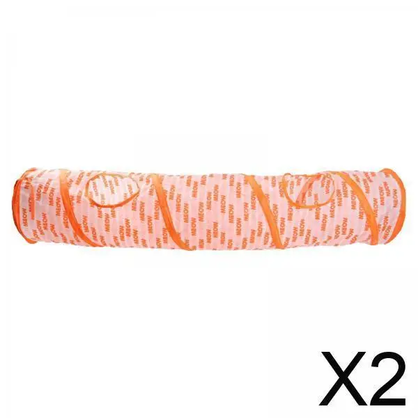 Rabbit Tunnel Toy Collapsible Tube Bed Play Hideout for Kitten Puppy Small Animal Outdoor Travel