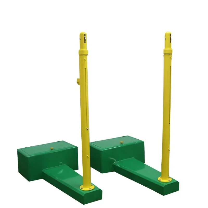 

Factory Direct Adjustable Height 1.8m-2.43m Volleyball Net Stand High Grade Circular Box Volleyball Pole