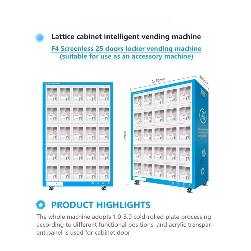 2026 New Locker Vending Machine Weather-resistant Keyless Touch for Pool, Beach, Stadium & Gym Customized