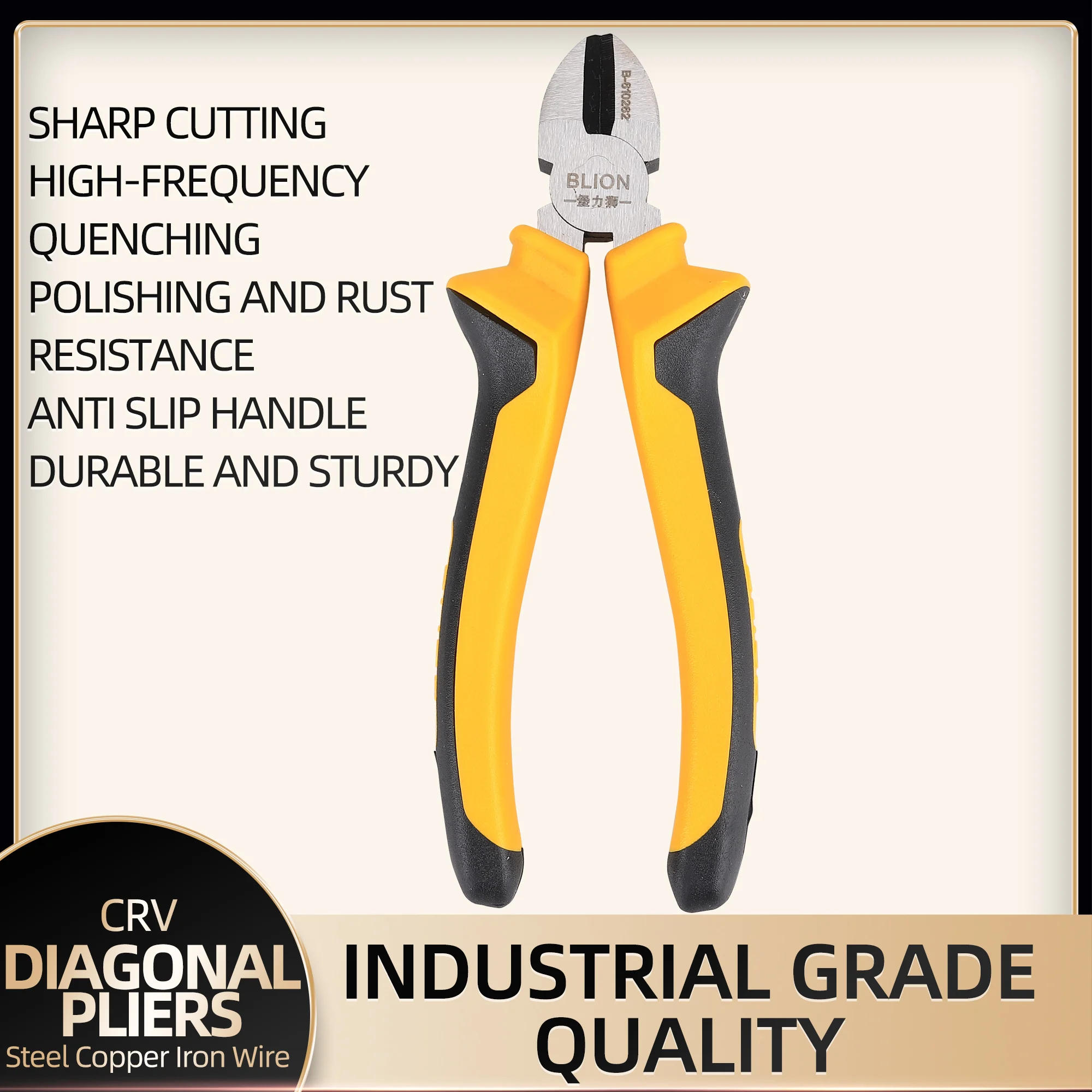 

KELUSHI Optical Fiber cable tool Diagonal Beading Cable Wire Side Cutter Cutting Nippers Pliers