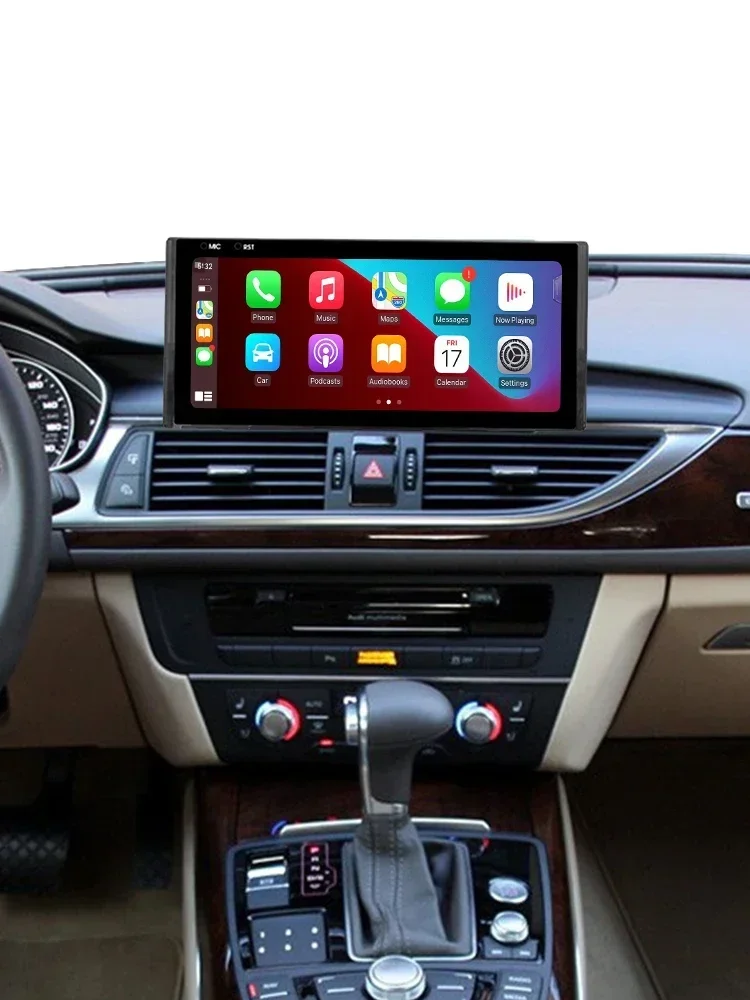 12,5'' Kabelloses Carplay Android 15 Auto-Stereo-Display für Audi A6 C7 A7 2012-2018 Autoradio Multimedia-Player GPS Google 4G LTE