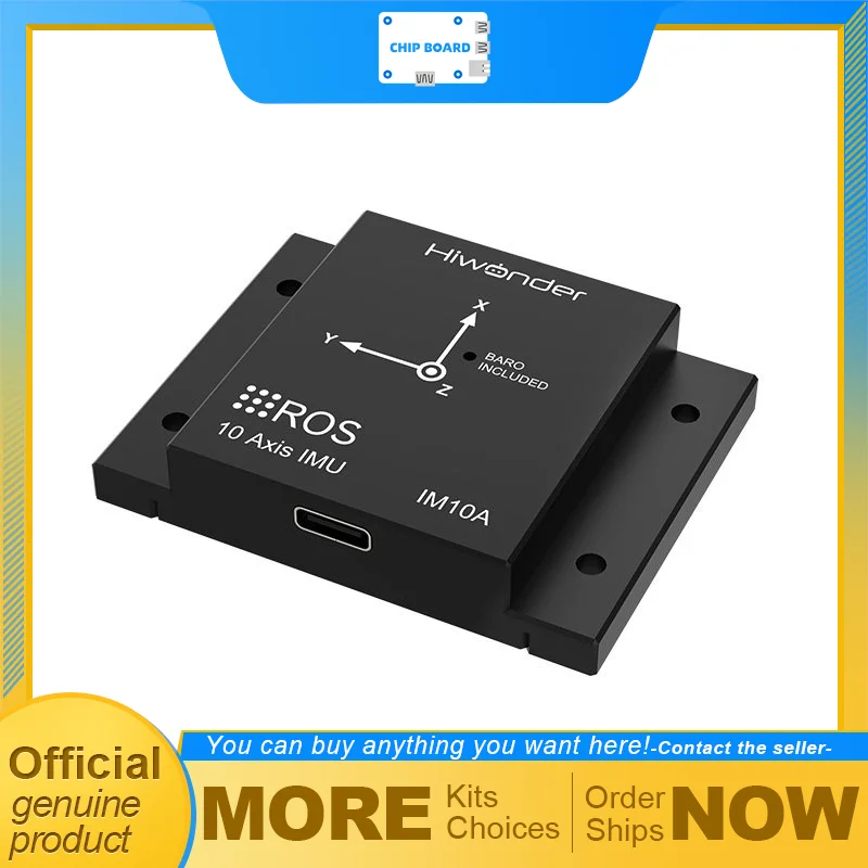 Hiwonder 10DOF IMU AHRS Sensor USB ROS1/ROS2 Inertial Navigation Module with Magnetometer
