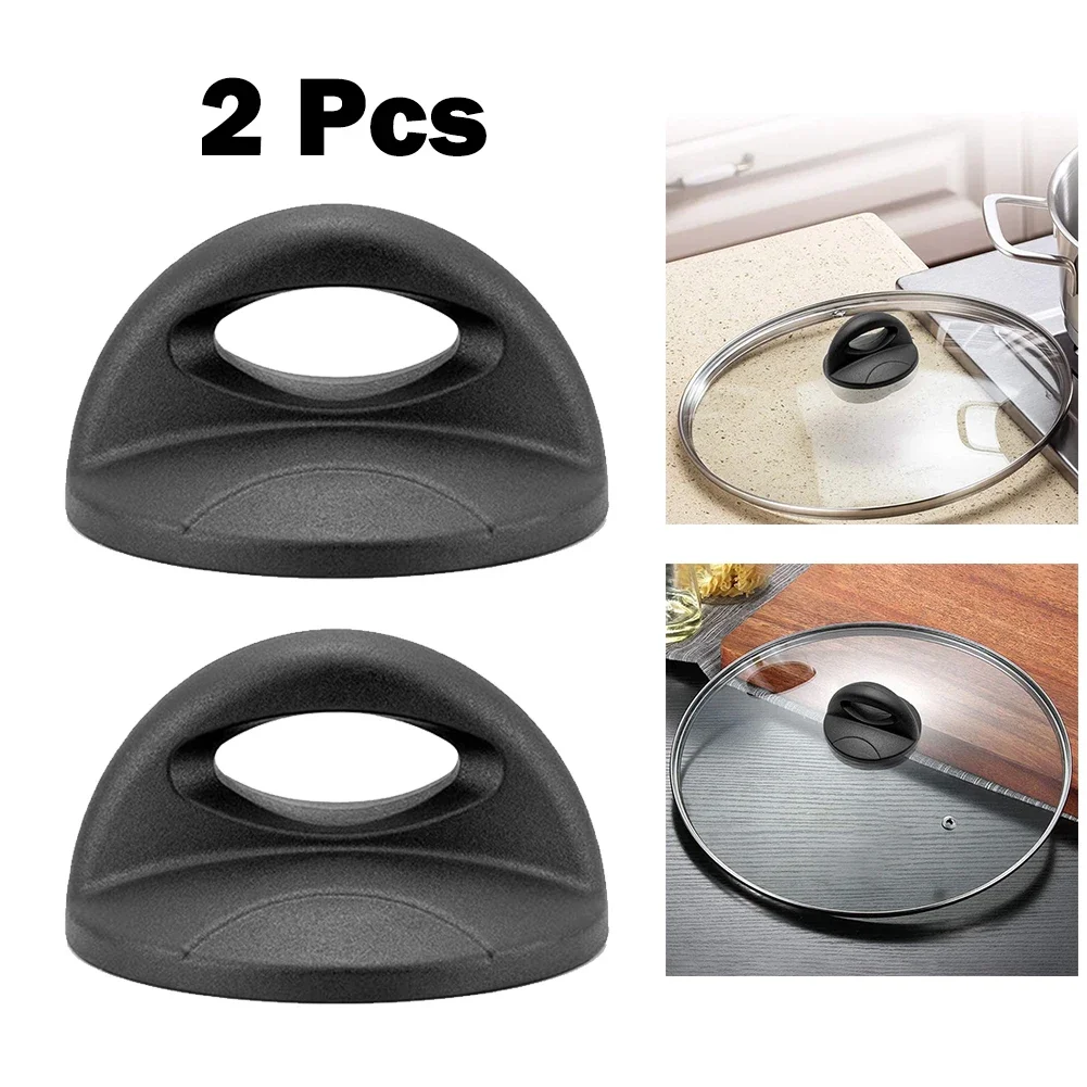 Universal Kitchen Cookware Substituição, Pot Pan Lid, Hand Grip Knob, Handle Cover, Kitchen Accessories Tools, 2Pcs