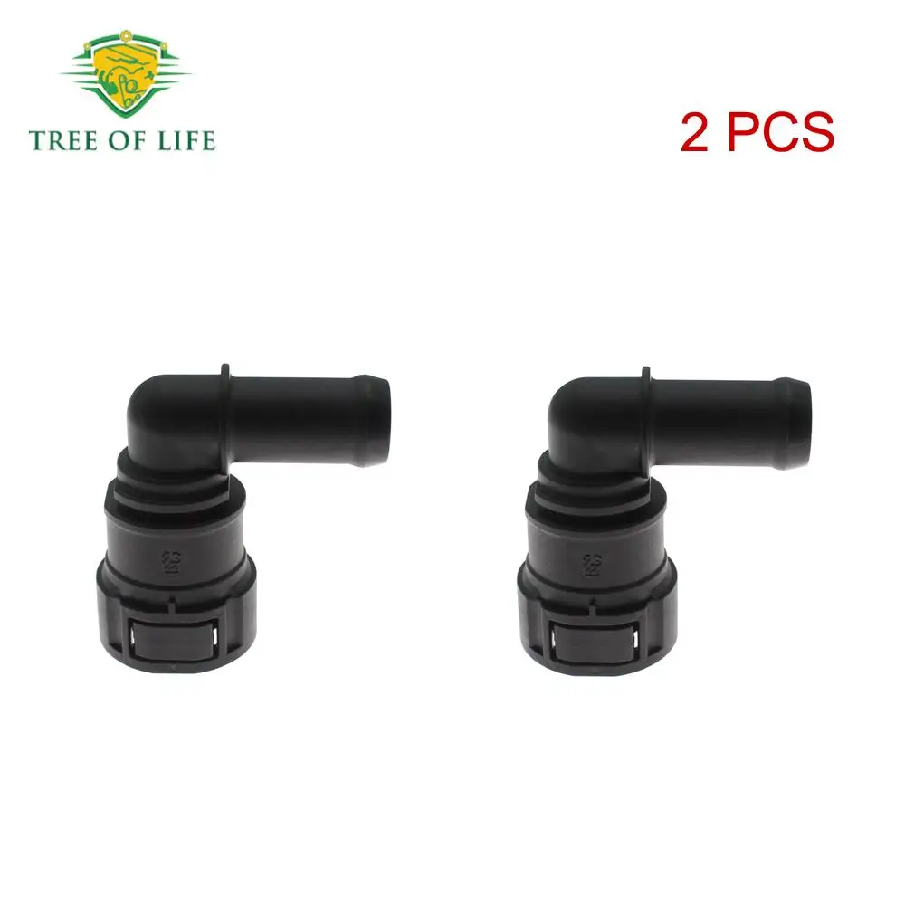 1/2PCS For Volvo 440 FM 5/8 ID 16MM Expansion Water Tank Water Hose Straight Connect Connector Auto Parts